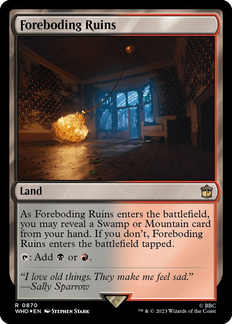 Foreboding Ruins (Surge Foil) (870) [WHO] - MTG Single