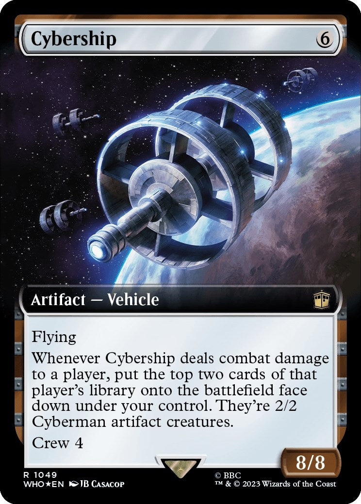 Cybership (Extended Art) (Surge Foil) (1049) [WHO] - MTG Single
