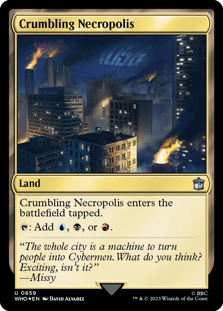 Crumbling Necropolis (Surge Foil) (859) [WHO] - MTG Single