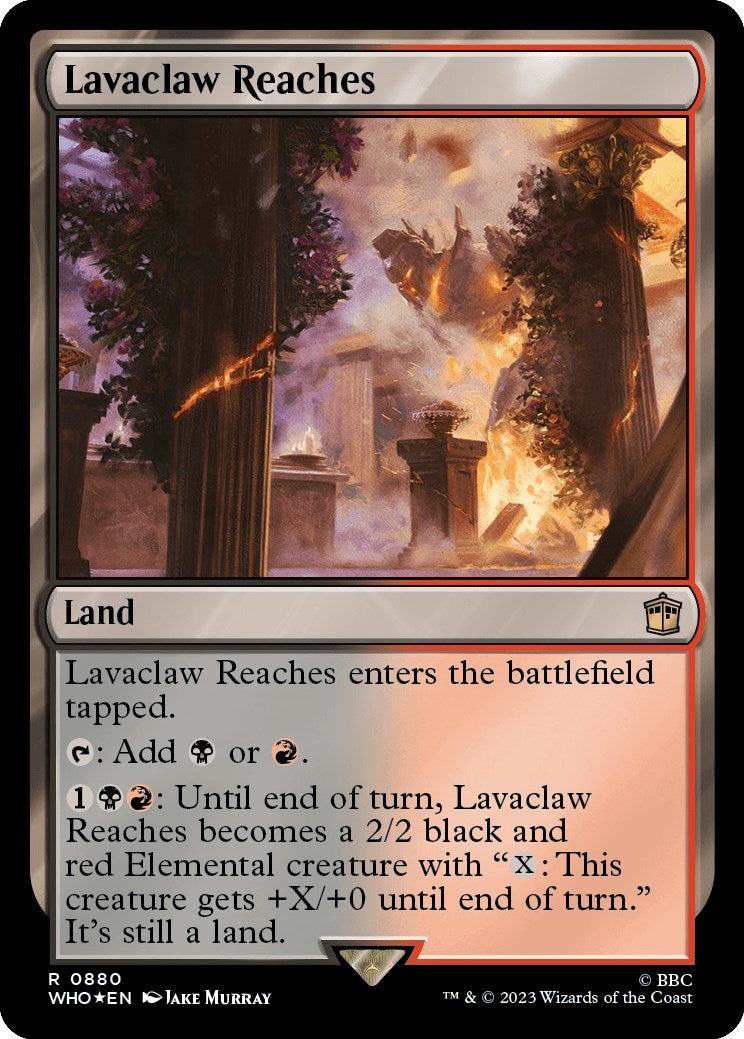 Lavaclaw Reaches (Surge Foil) (880) [WHO] - MTG Single