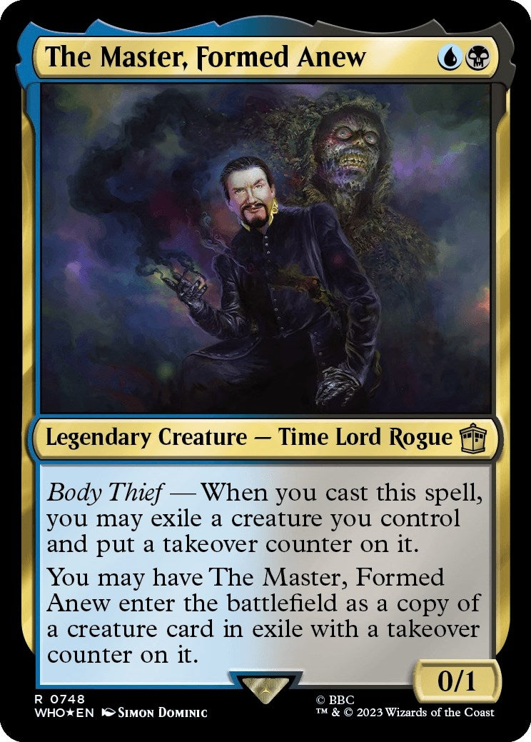 The Master Formed Anew (Surge Foil) (748) [WHO] - MTG Single