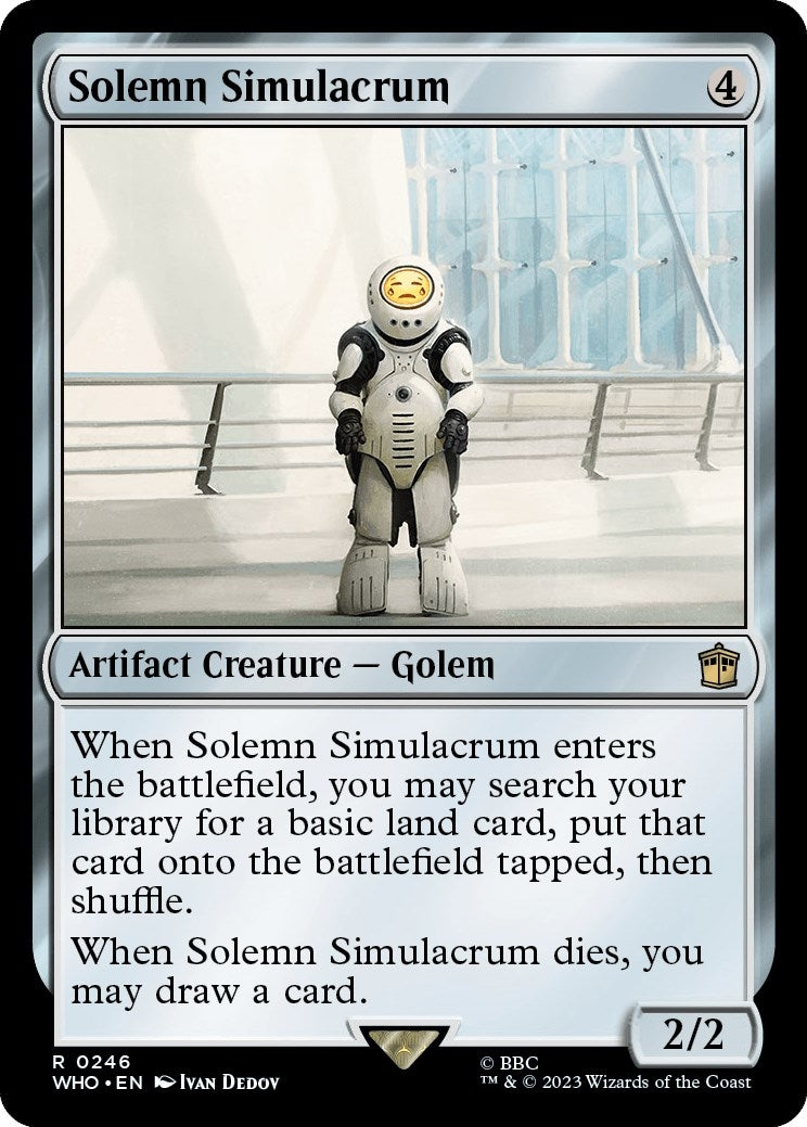 Solemn Simulacrum (246) [WHO] - MTG Single