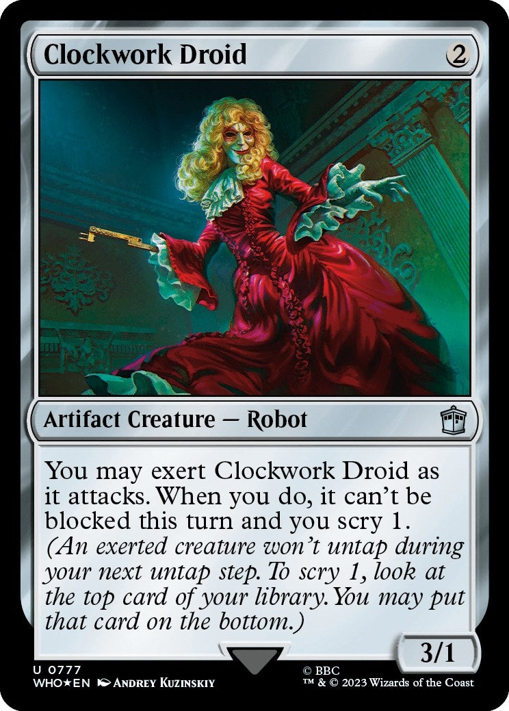 Clockwork Droid (Surge Foil) (777) [WHO] - MTG Single