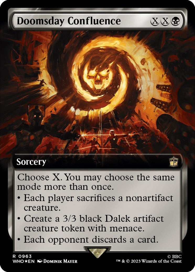 Doomsday Confluence (Extended Art) (Surge Foil) (963) [WHO] - MTG Single
