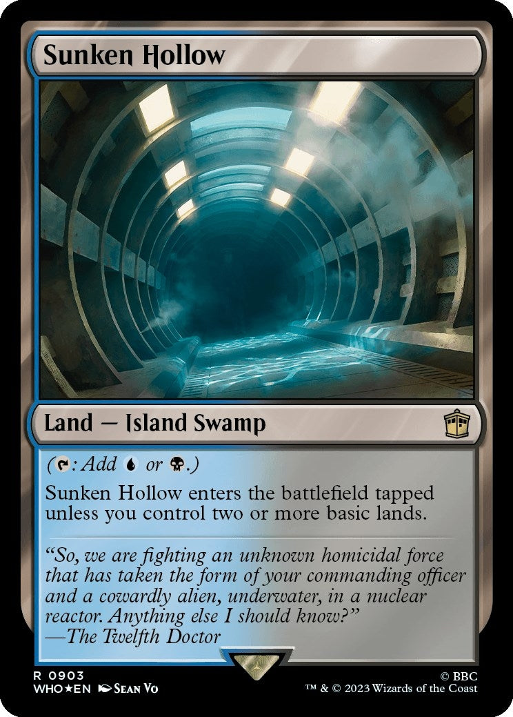 Sunken Hollow (Surge Foil) (903) [WHO] - MTG Single
