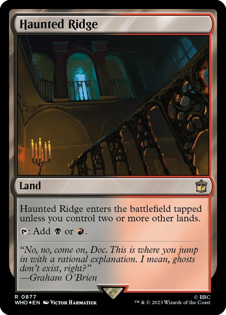Haunted Ridge (Surge Foil) (877) [WHO] - MTG Single