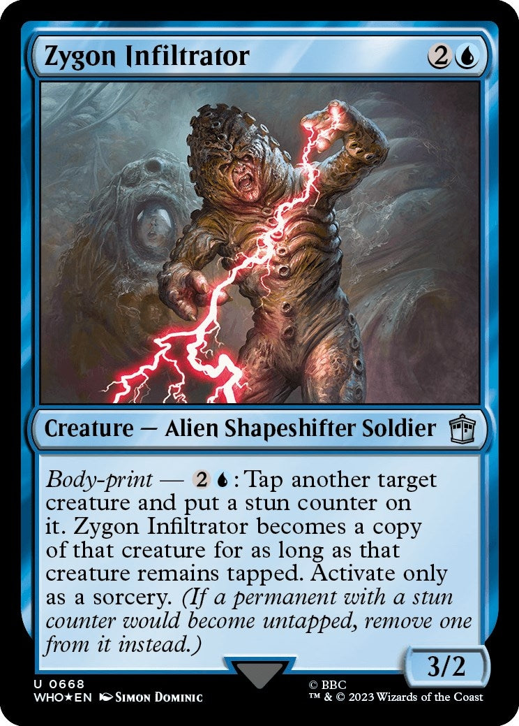 Zygon Infiltrator (Surge Foil) (668) [WHO] - MTG Single