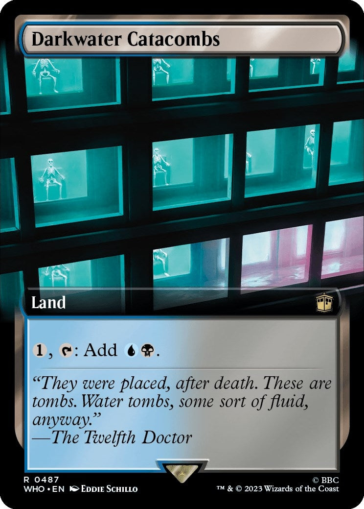 Darkwater Catacombs (Extended Art) (487) [WHO] - MTG Single