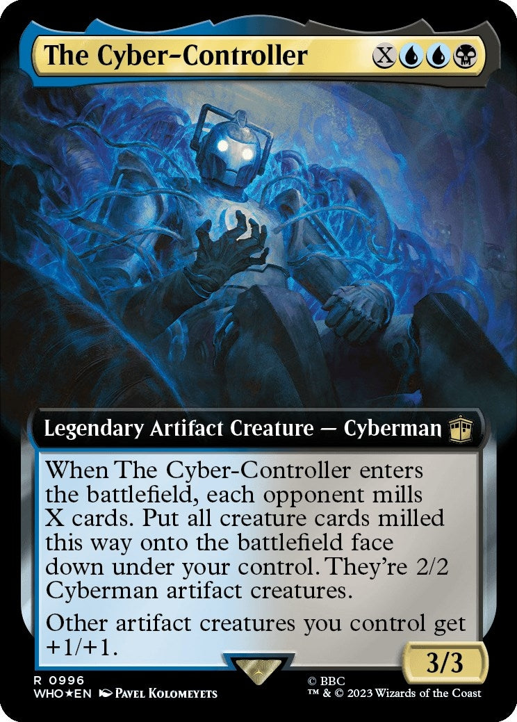 The Cyber-Controller (Extended Art) (Surge Foil) (996) [WHO] - MTG Single