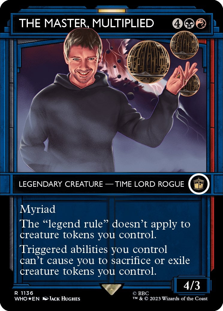 The Master Multiplied (Showcase) (Surge Foil) (1136) [WHO] - MTG Single