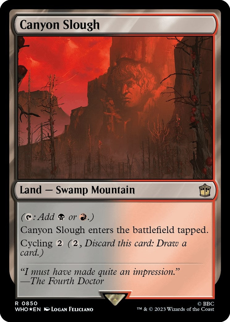 Canyon Slough (Surge Foil) (850) [WHO] - MTG Single