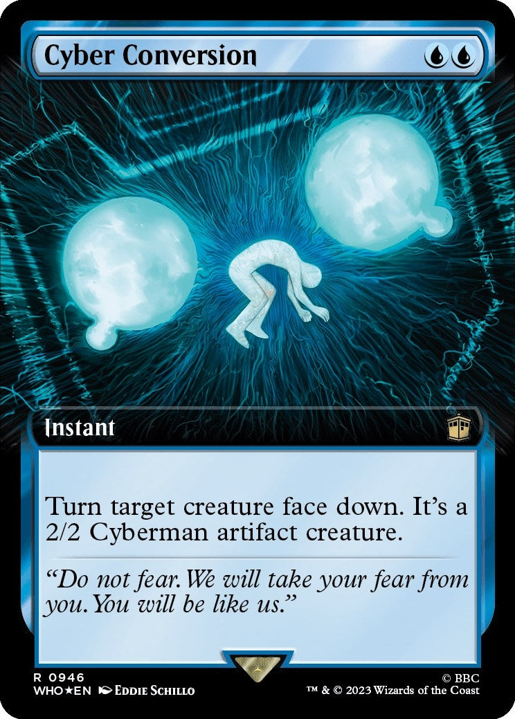 Cyber Conversion (Extended Art) (Surge Foil) (946) [WHO] - MTG Single