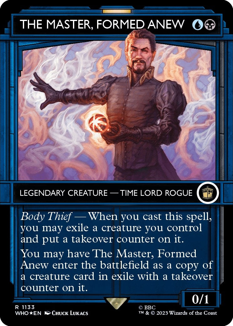 The Master Formed Anew (Showcase) (Surge Foil) (1133) [WHO] - MTG Single