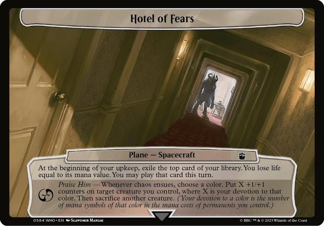 Hotel of Fears (0) [WHO] - MTG Single