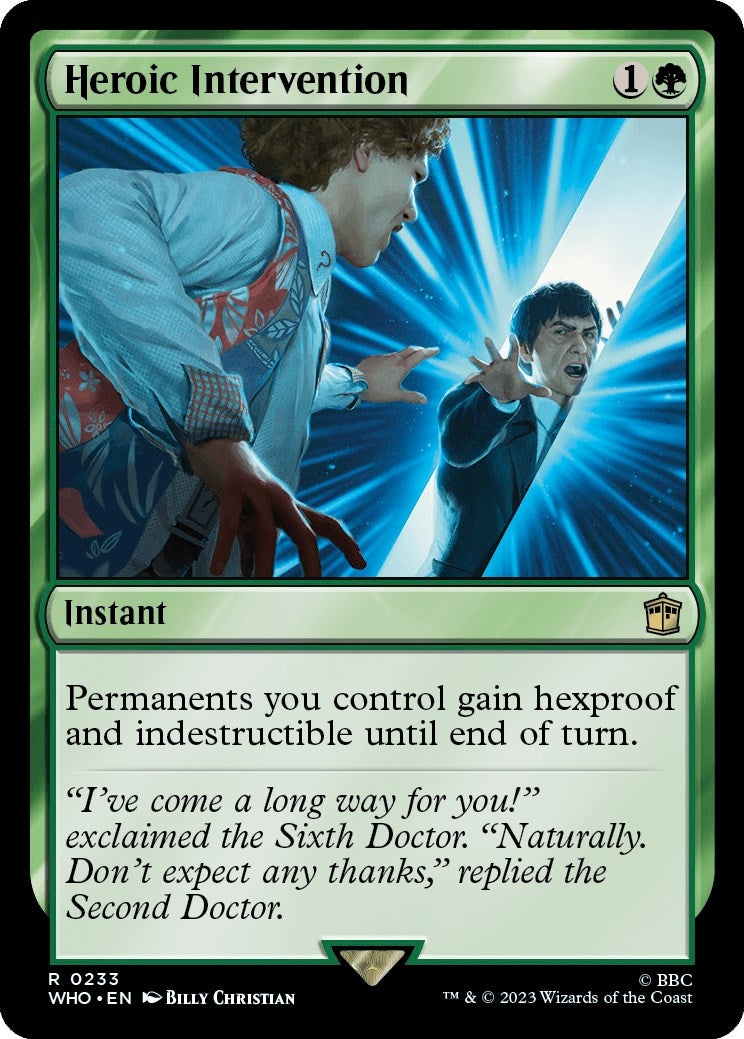 Heroic Intervention (233) [WHO] - MTG Single