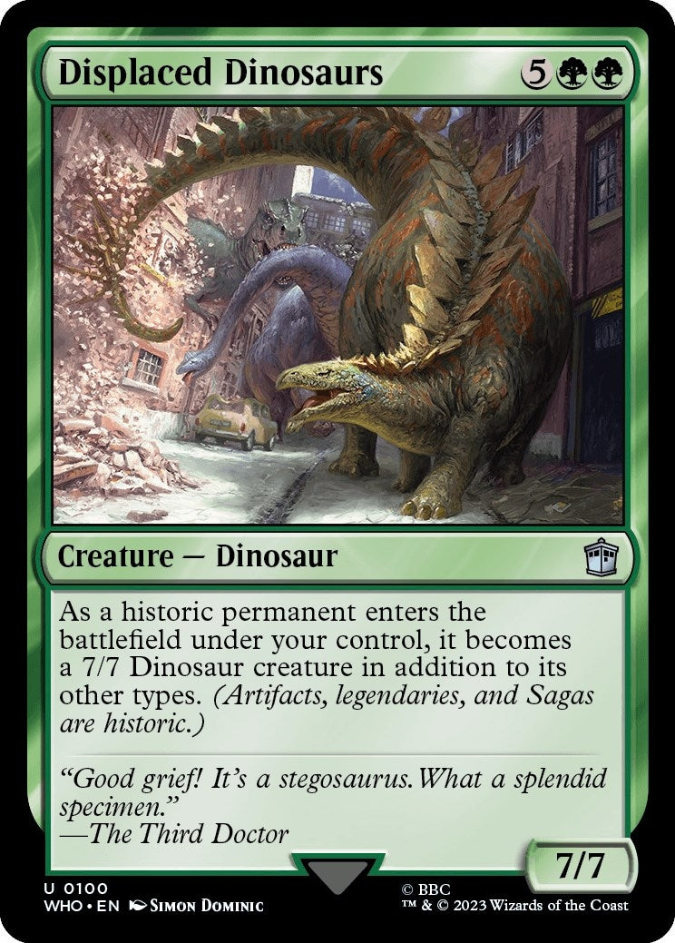 Displaced Dinosaurs (100) [WHO] - MTG Single