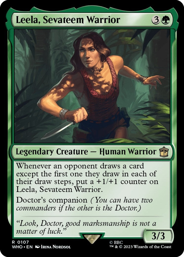 Leela Sevateem Warrior (107) [WHO] - MTG Single