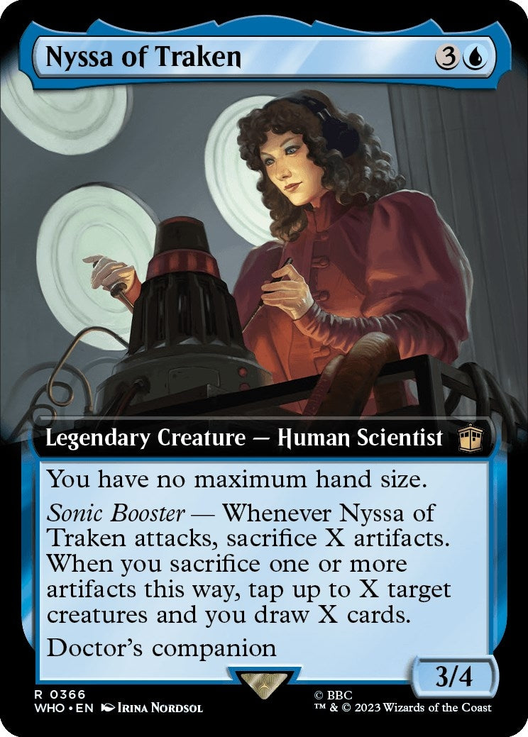Nyssa of Traken (Extended Art) (366) [WHO] - MTG Single