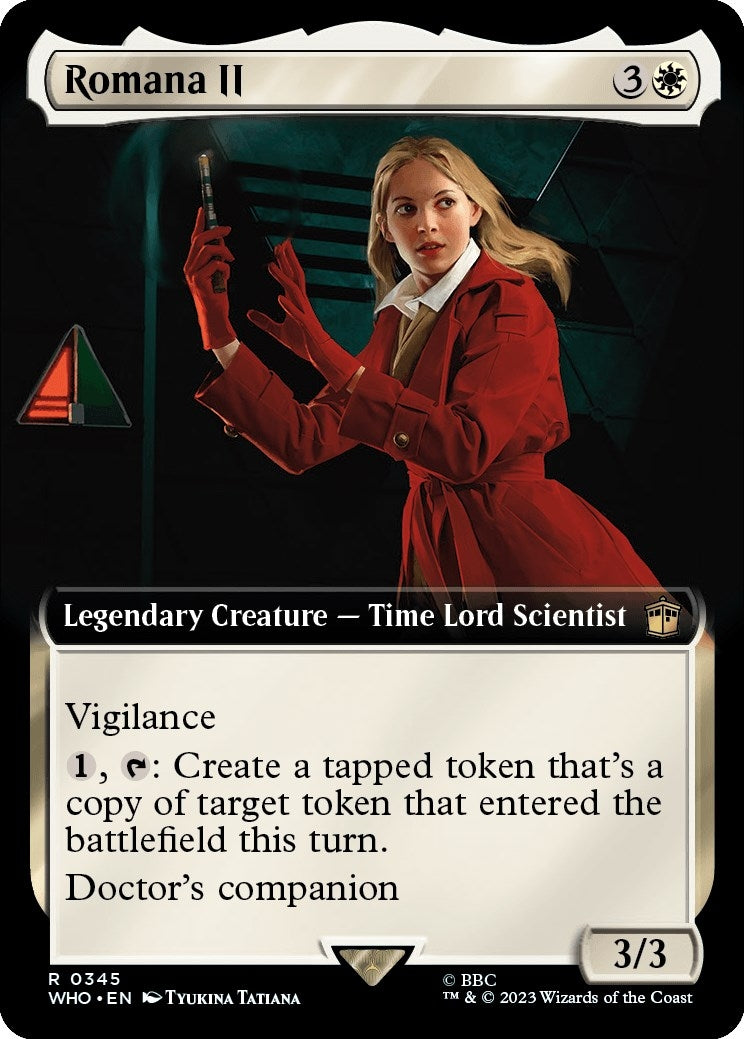 Romana II (Extended Art) (345) [WHO] - MTG Single