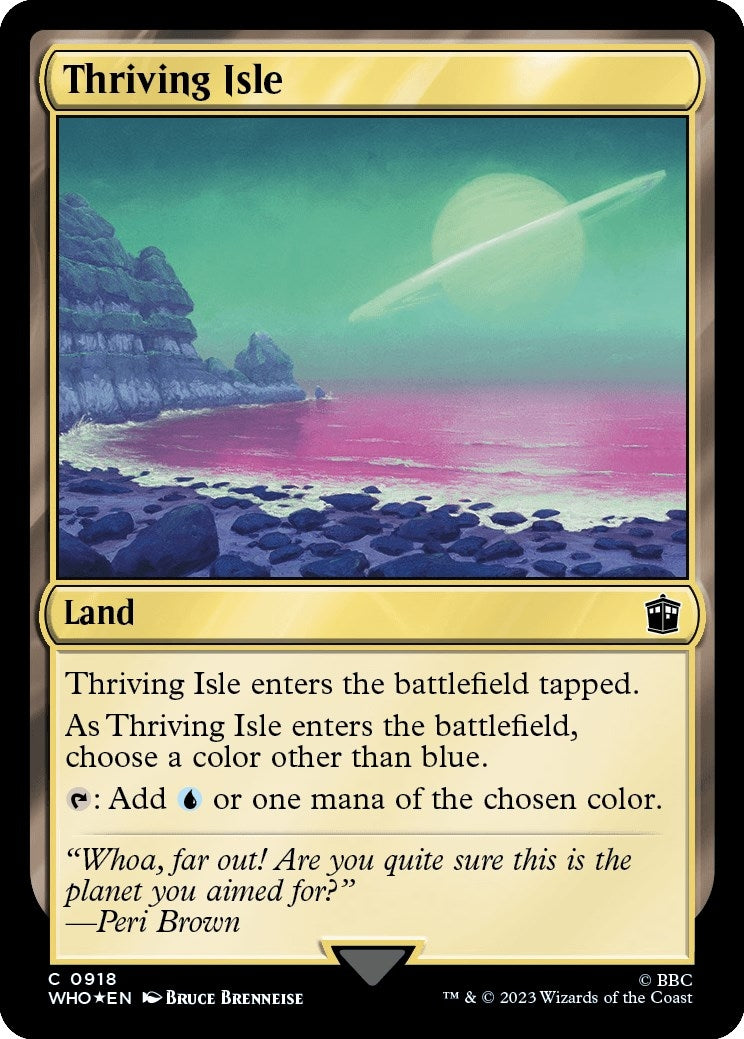 Thriving Isle (Surge Foil) (918) [WHO] - MTG Single