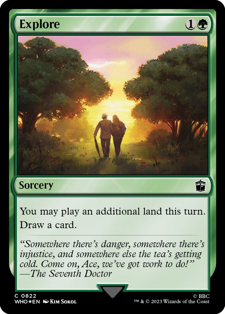 Explore (Surge Foil) (822) [WHO] - MTG Single