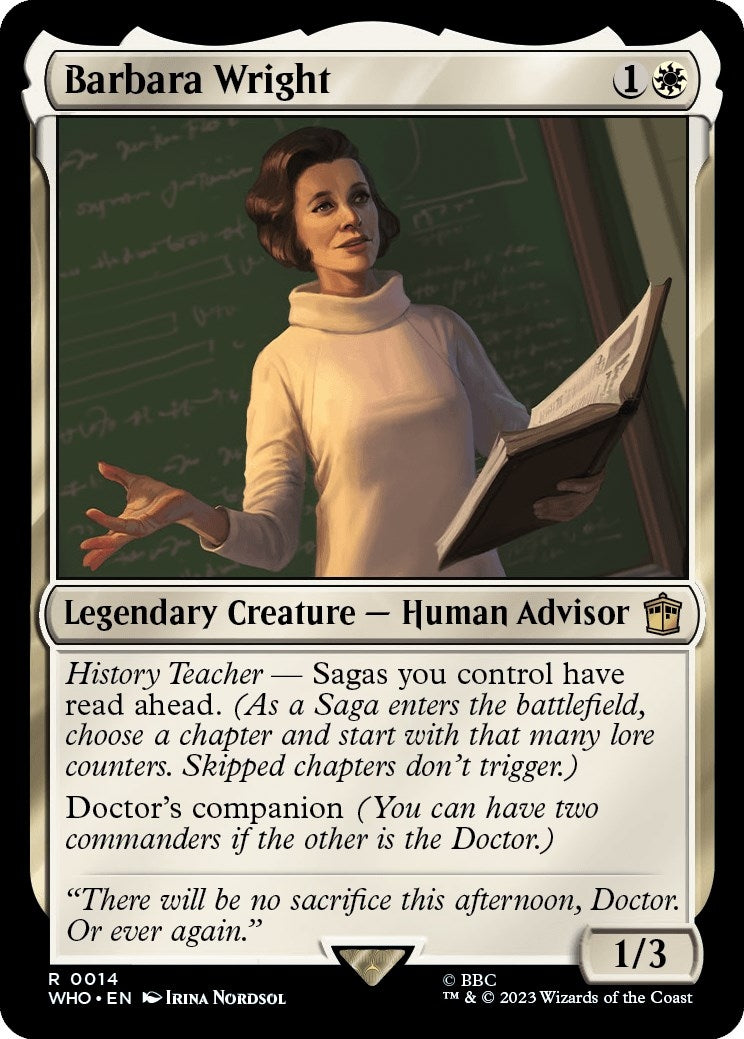 Barbara Wright (14) [WHO] - MTG Single