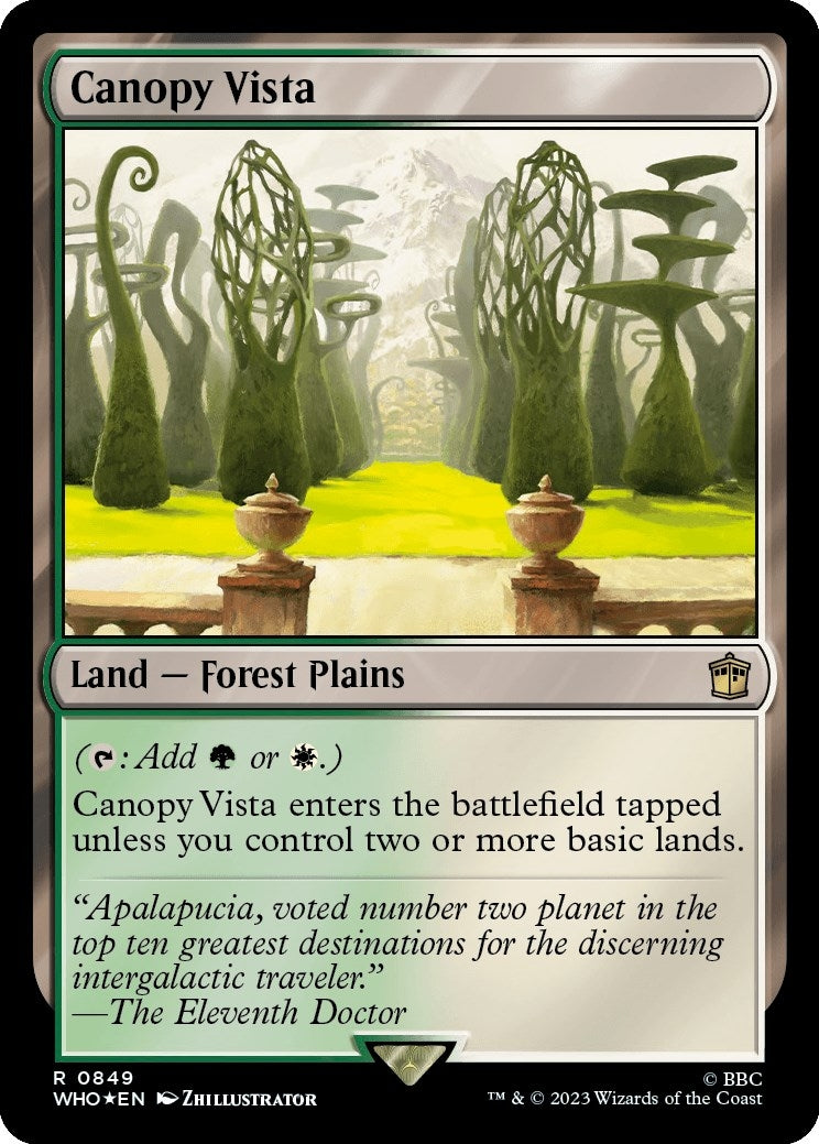 Canopy Vista (Surge Foil) (849) [WHO] - MTG Single