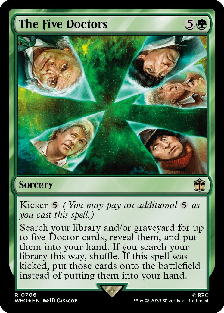 The Five Doctors (Surge Foil) (706) [WHO] - MTG Single