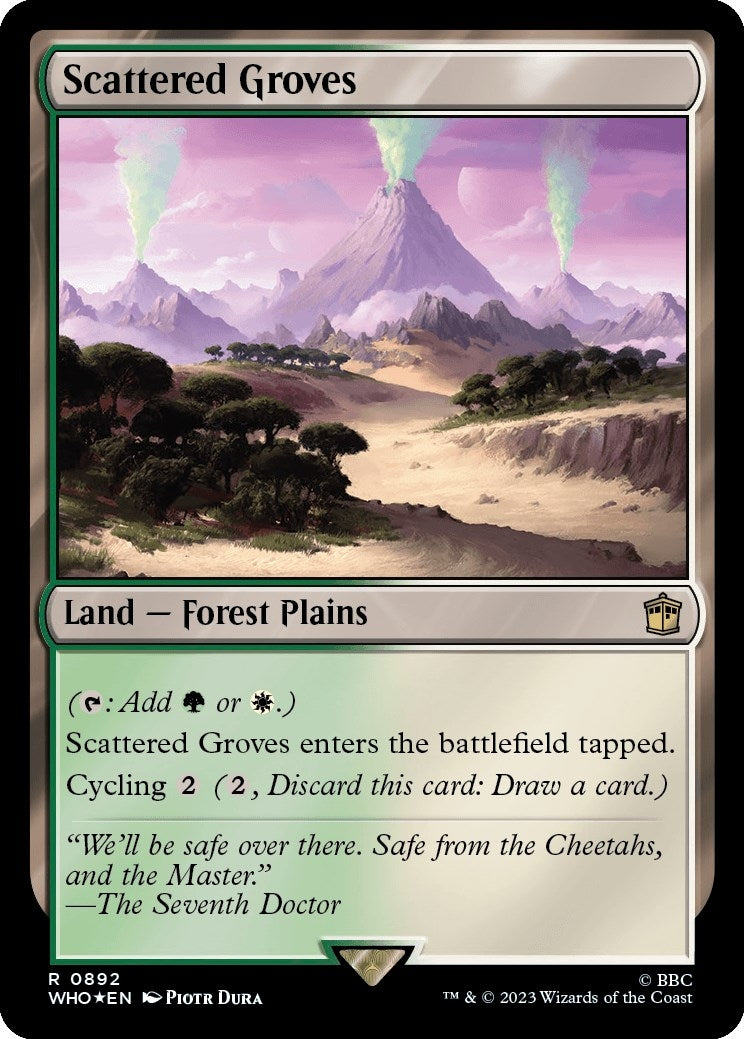 Scattered Groves (Surge Foil) (892) [WHO] - MTG Single