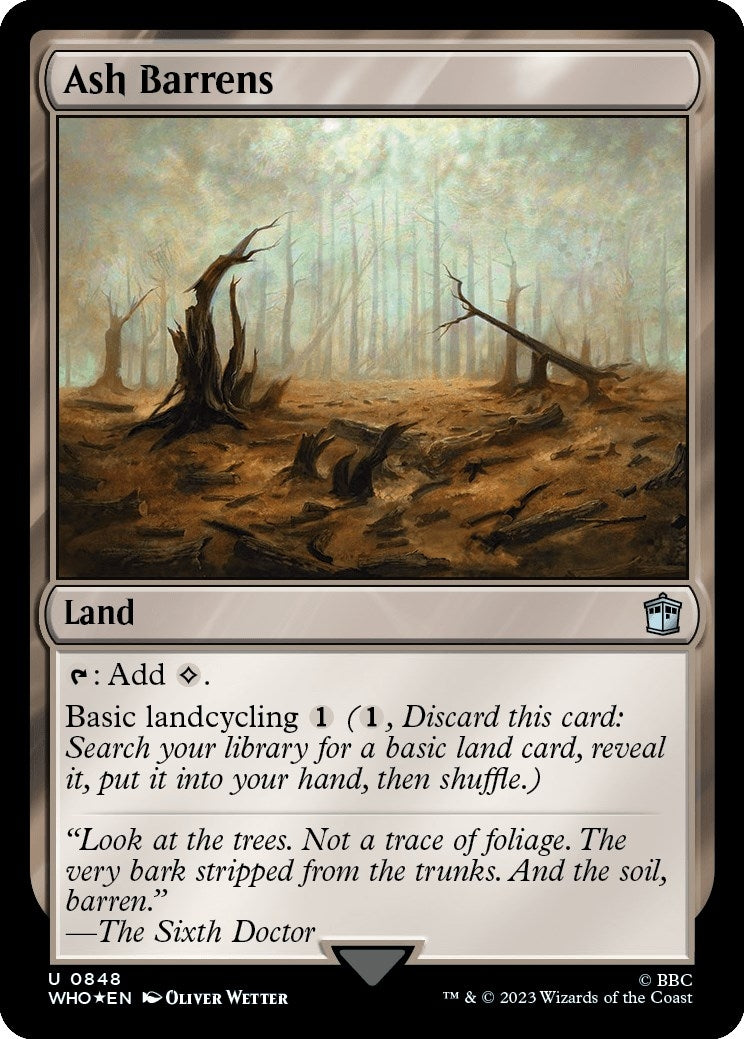 Ash Barrens (Surge Foil) (848) [WHO] - MTG Single