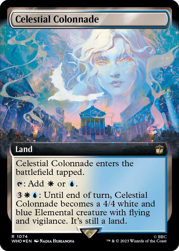 Celestial Colonnade (Extended Art) (Surge Foil) (1074) [WHO] - MTG Single