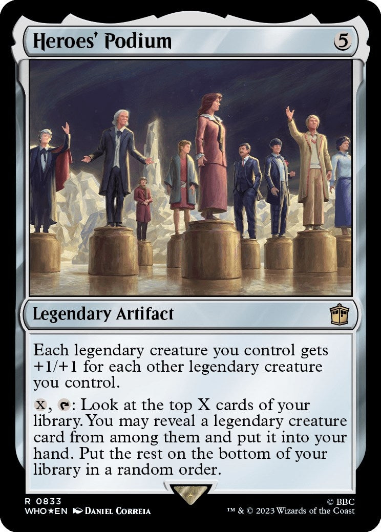 Heroes’ Podium (Surge Foil) (833) [WHO] - MTG Single