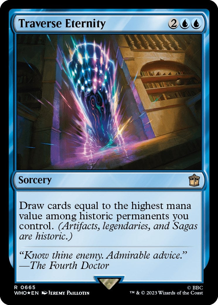Traverse Eternity (Surge Foil) (665) [WHO] - MTG Single