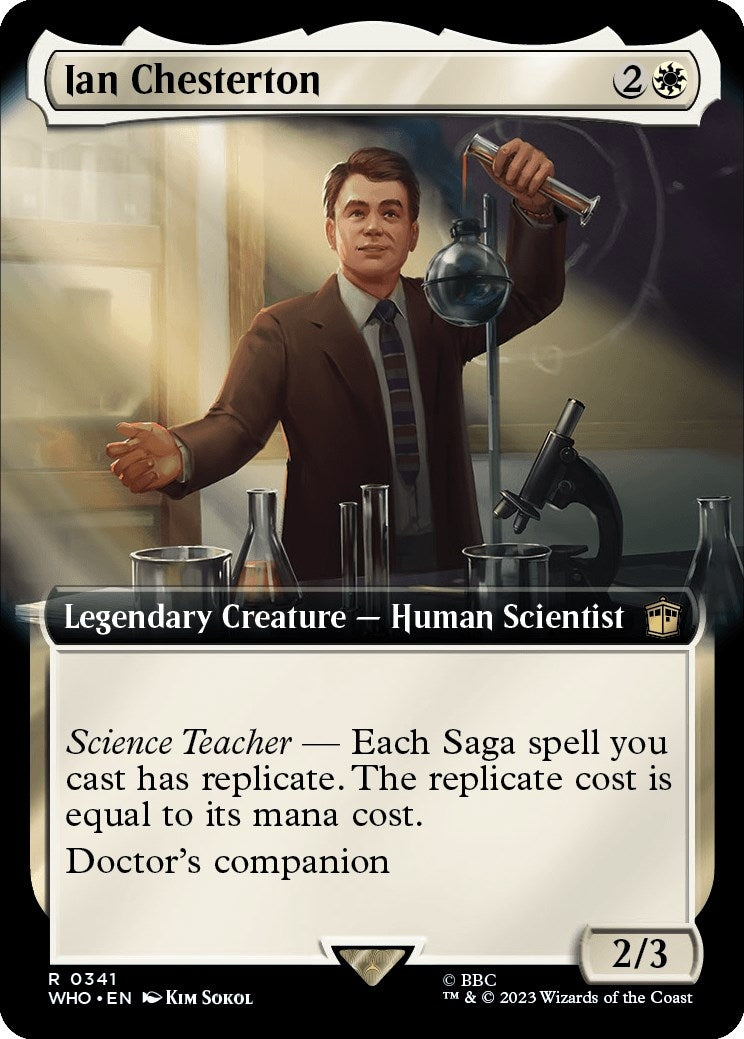 Ian Chesterton (Extended Art) (341) [WHO] - MTG Single
