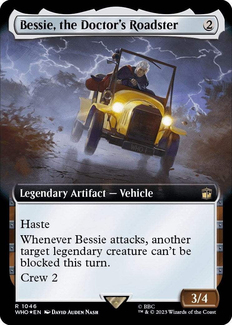 Bessie the Doctor’s Roadster (Extended Art) (Surge Foil) (1046) [WHO] - MTG Single