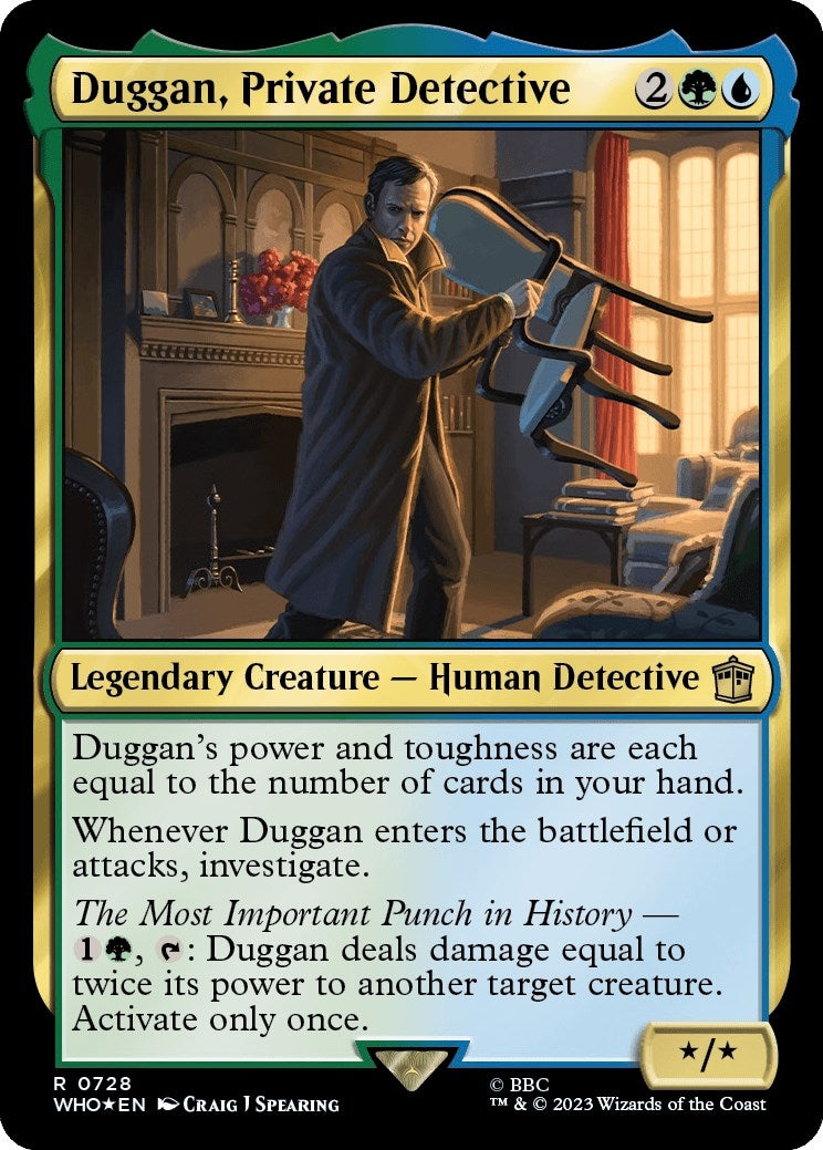 Duggan Private Detective (Surge Foil) (728) [WHO] - MTG Single