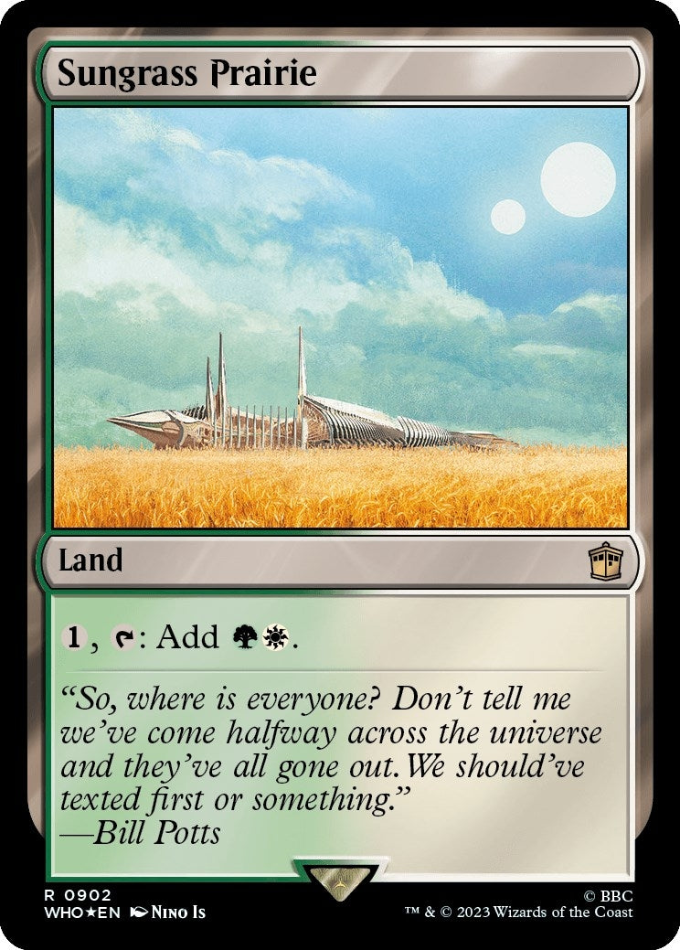Sungrass Prairie (Surge Foil) (902) [WHO] - MTG Single