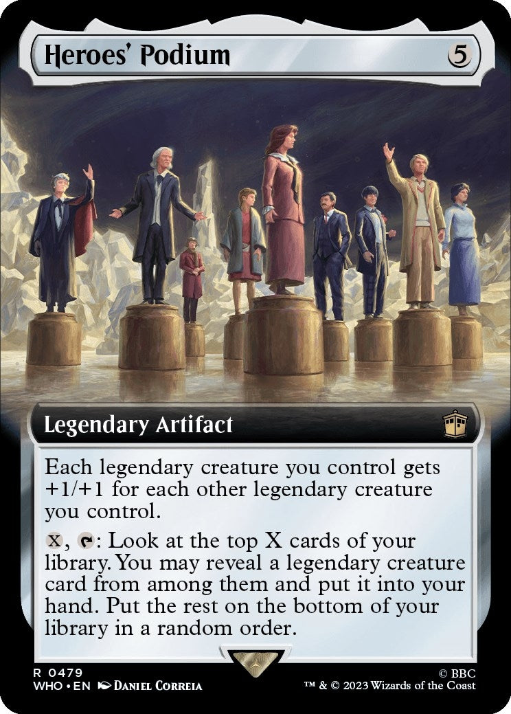Heroes’ Podium (Extended Art) (479) [WHO] - MTG Single