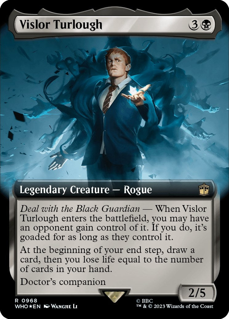 Vislor Turlough (Extended Art) (Surge Foil) (968) [WHO] - MTG Single