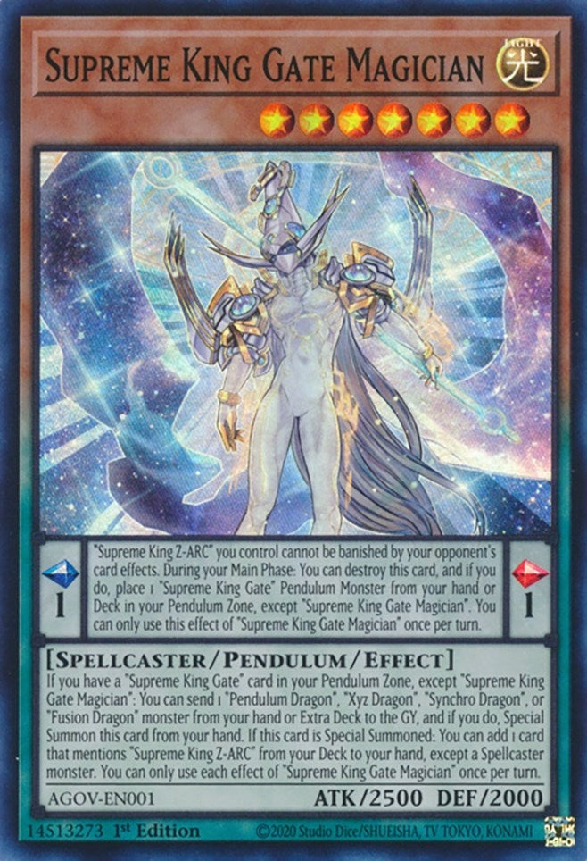Supreme King Gate Magician (1) (AGOV) - YuGiOh Single