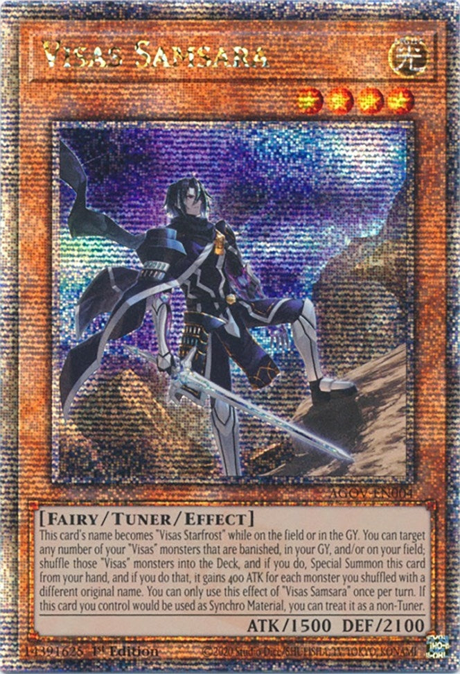 Visas Samsara (Quarter Century Secret Rare) (4) (AGOV) - YuGiOh Single