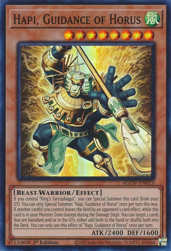 Hapi Guidance of Horus (13) (AGOV) - YuGiOh Single