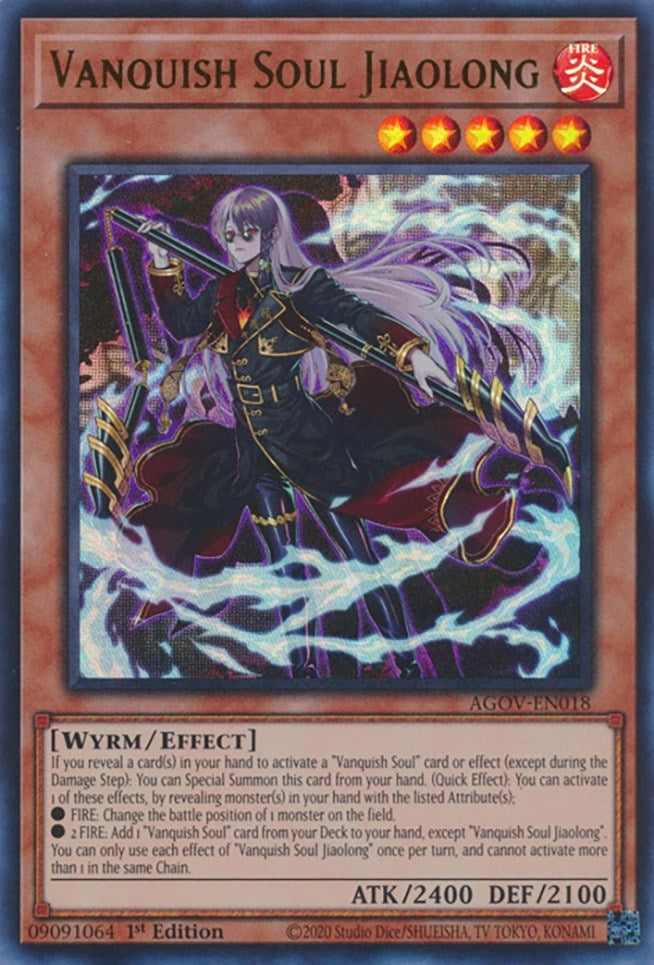 Vanquish Soul Jiaolong (18) (AGOV) - YuGiOh Single