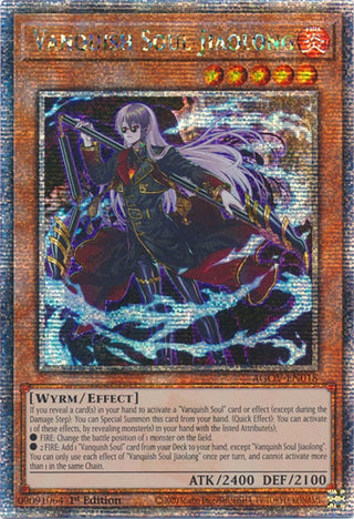 Vanquish Soul Jiaolong (Quarter Century Secret Rare) (18) (AGOV) - YuGiOh Single