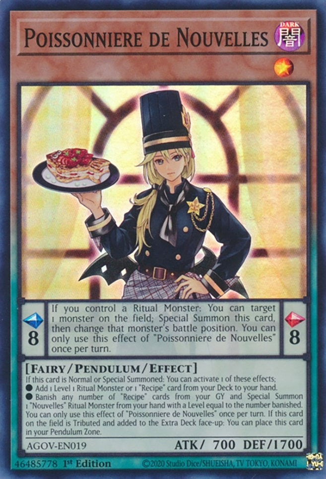 Poissonniere de Nouvelles (19) (AGOV) - YuGiOh Single