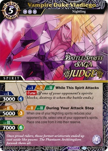 Vampire Duke Vladiego (Judge Pack Vol. 3) (3018) [LEP] - Battle Spirits Saga Single