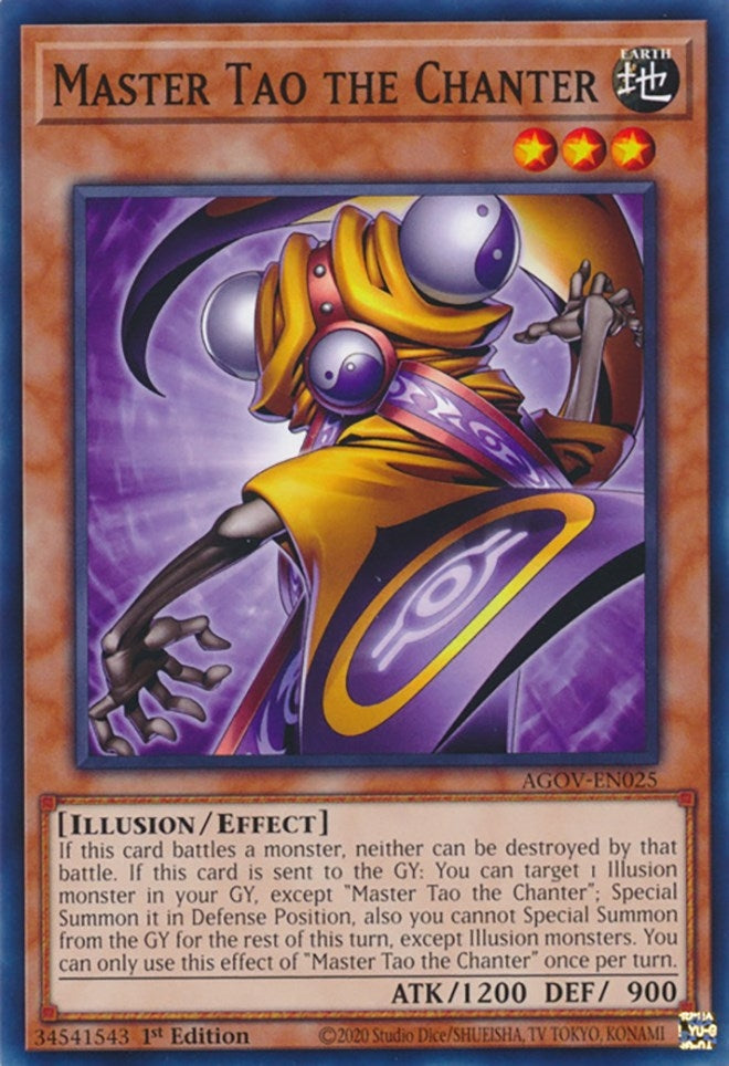 Master Tao the Chanter (25) (AGOV) - YuGiOh Single