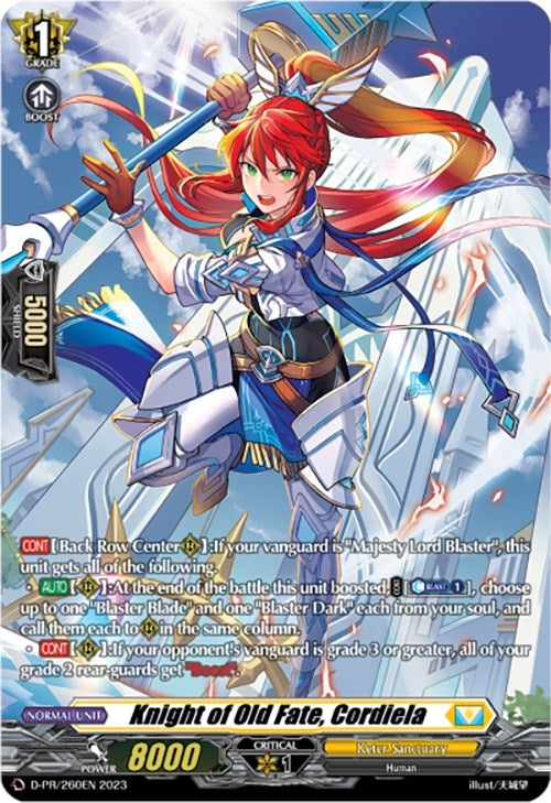 Knight of Old Fate Cordiela (260) (260) [D-PR] - Cardfight Vanguard Single