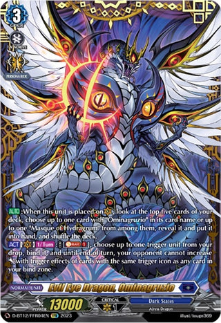 Evil Eye Dragon Ominagruzio (FFR) (1204) [D-BT12] - Cardfight Vanguard Single