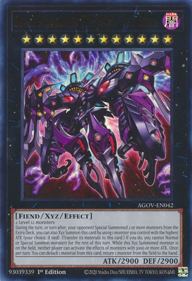 Super Starslayer TY-PHON - Sky Crisis (42) (AGOV) - YuGiOh Single